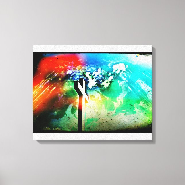 Canvas Santa Cruz Grunge (Frente)