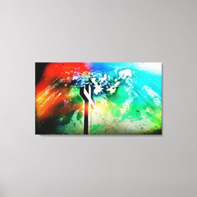 Canvas Santa Cruz Grunge (Frente)