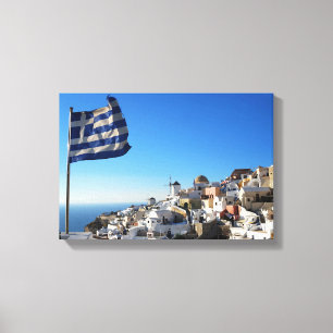 Canvas Santorini, cidade medieval grega