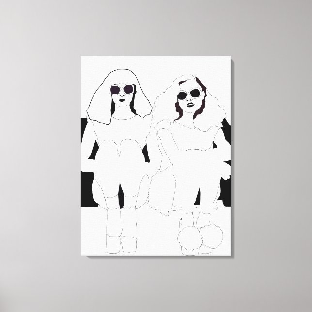 canvas 'Sentada ao redor' (Frente)