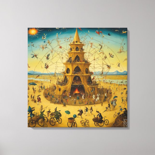 Canvas Storm at Burning Man by Bosch (Frente)