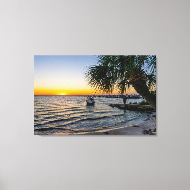 Canvas Sunset da Florida (Frente)