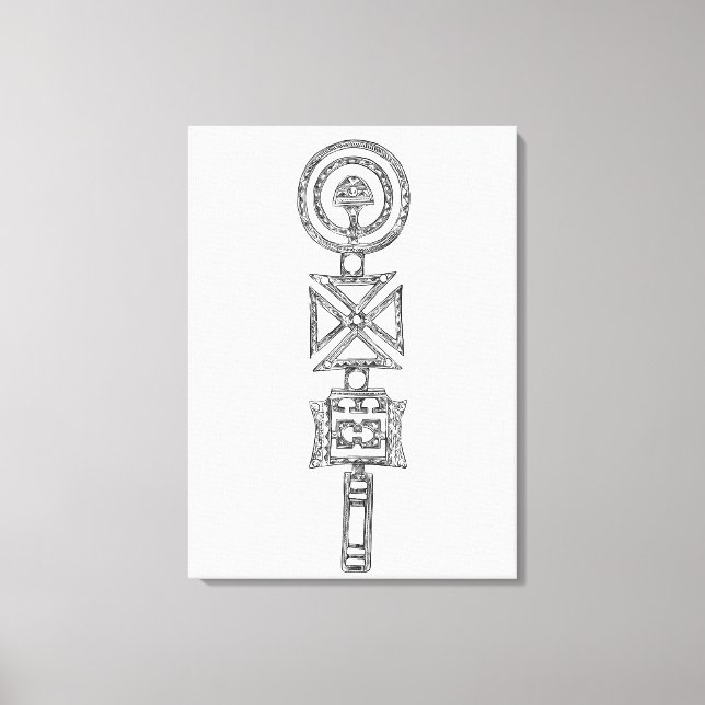 Canvas tribal Marrocos Berber 2 (Frente)