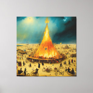 Canvas Visionary Storm at Burning Man