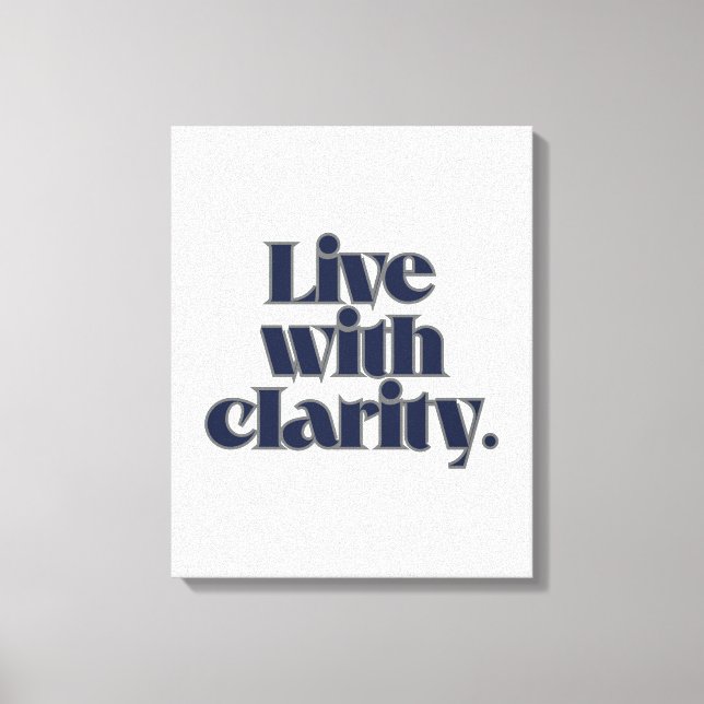 Canvas Wall Art – Modern Minimalist Motivational  (Frente)