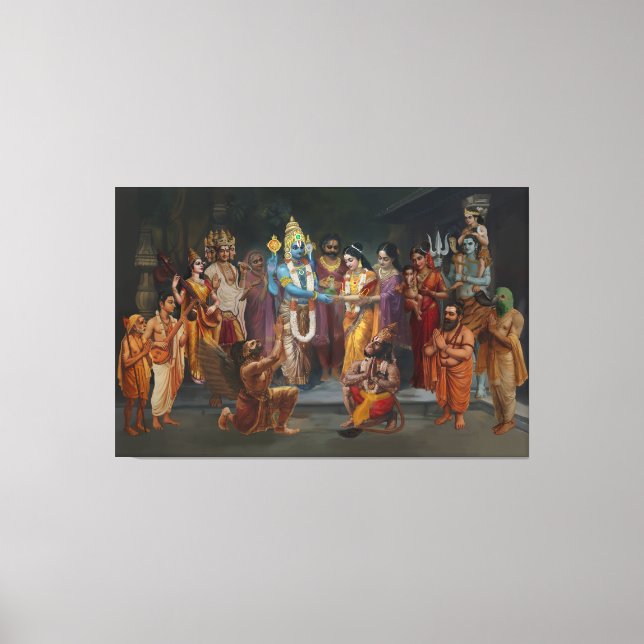 Canvas Wall Art Srinivasa Kalyanam (Frente)