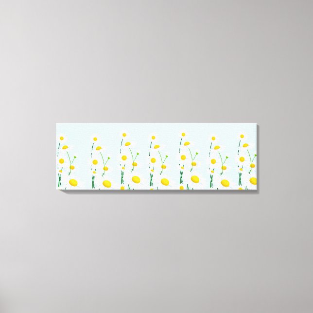 Canvas Wall Art-White Daisies (Frente)