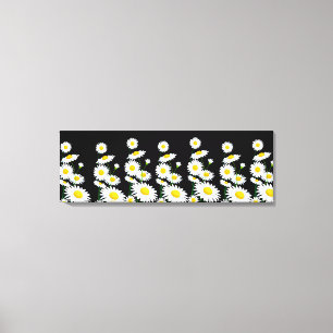 Canvas Wall Art-White Daisies