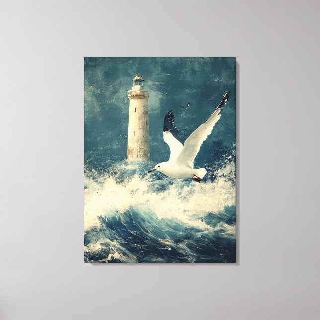 Canvas Wall Art with LIghthouse  (Frente)
