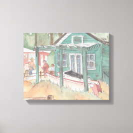 Canvas "Watercolor Sketch/Crystal Cove"