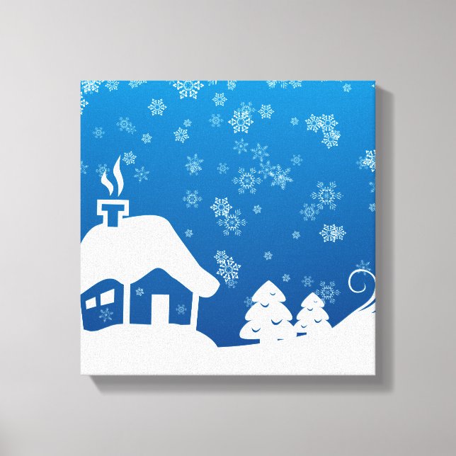 Canvas Wonderland de inverno (Frente)
