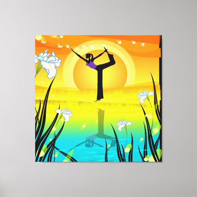 Canvas Yoga Girl (Frente)