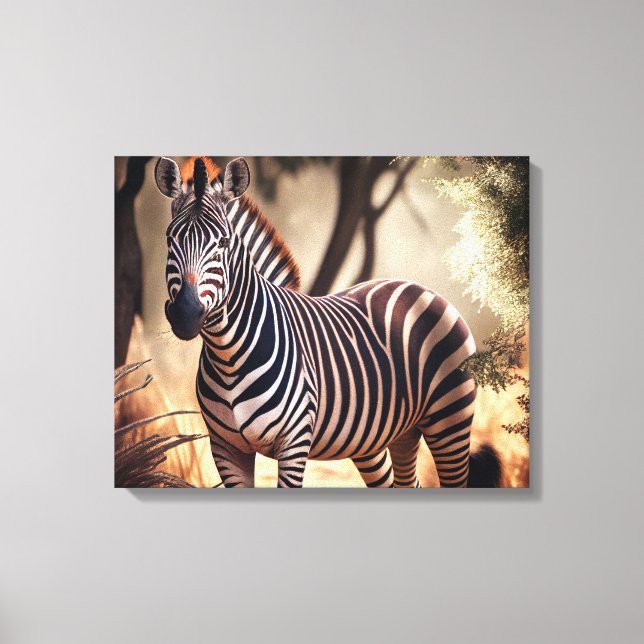 Canvas Zebra - Selva (Frente)