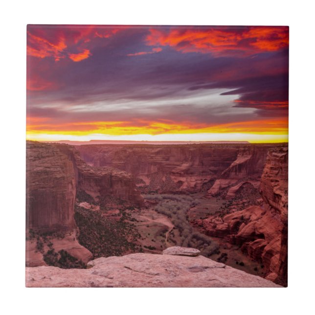 Canyon de Chelly, pôr do sol, Arizona (Frente)