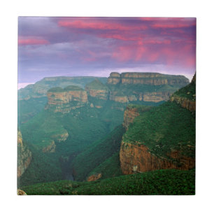 Canyon do rio Blyde ao pôr do sol, África do Sul