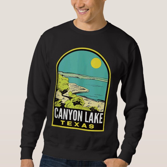 Canyon Lake Texas Vintage Travel Tank Top (Frente)