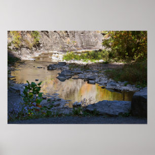 Canyon Waterscape Poster