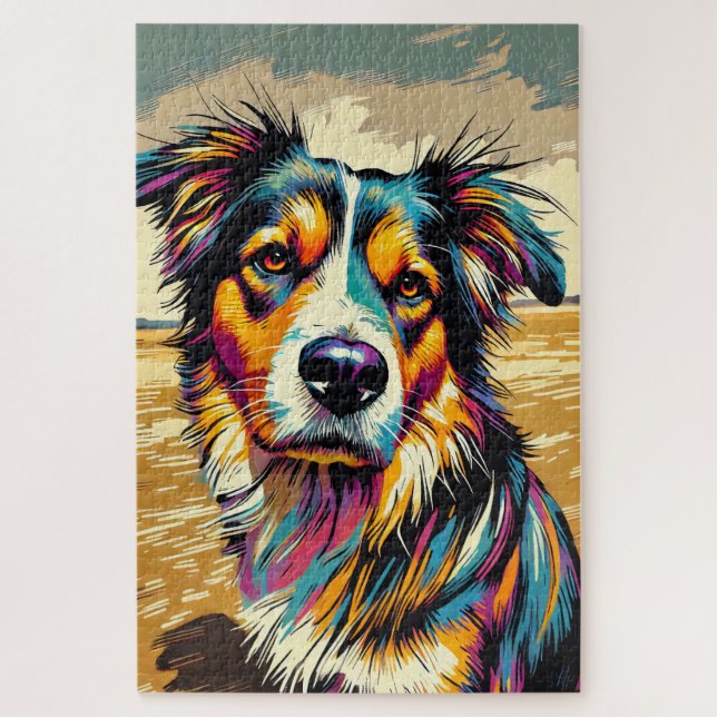 Cão 1000 Quebra-cabeça (Vertical)