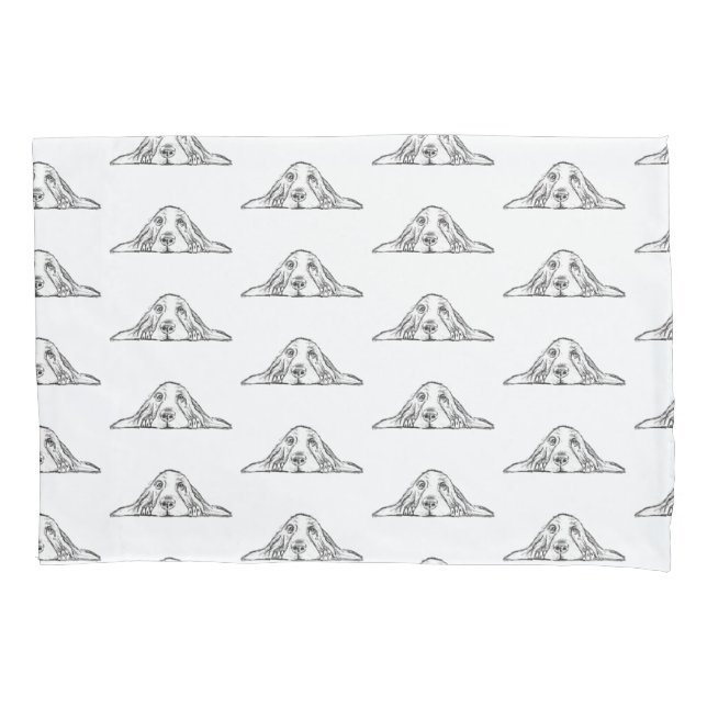 cão-caçador preto branco-cachorrinho (Frente)