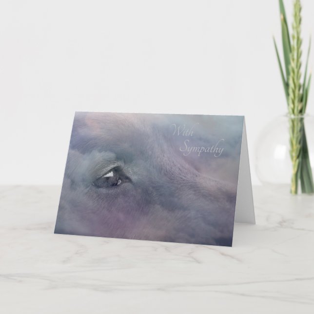 cão Cartão de condolências (Frente)