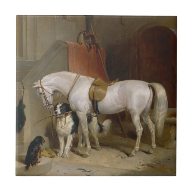 Cão-cavalo Favoritos pintura arte Landseer (Frente)