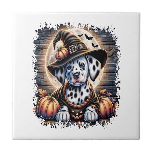 Cão Dalmata Halloween (Frente)
