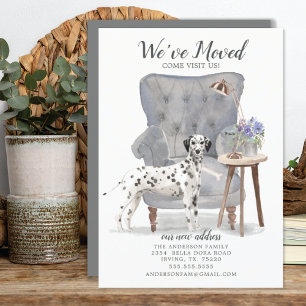 Cão Dalmático Anúncio de mudança