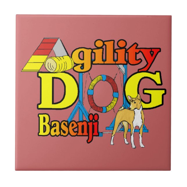 Cão de Agilidade Basenji (Frente)