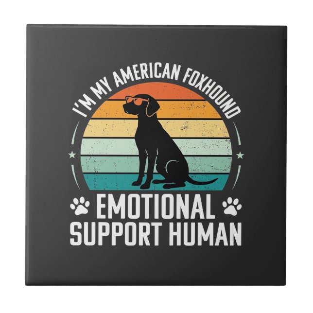 Cão de Apoio Emocional Humano Foxhound Americano (Frente)