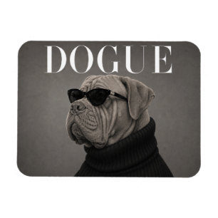 Cão de Bordeaux Moda Cão Retrato Flexi Ímã