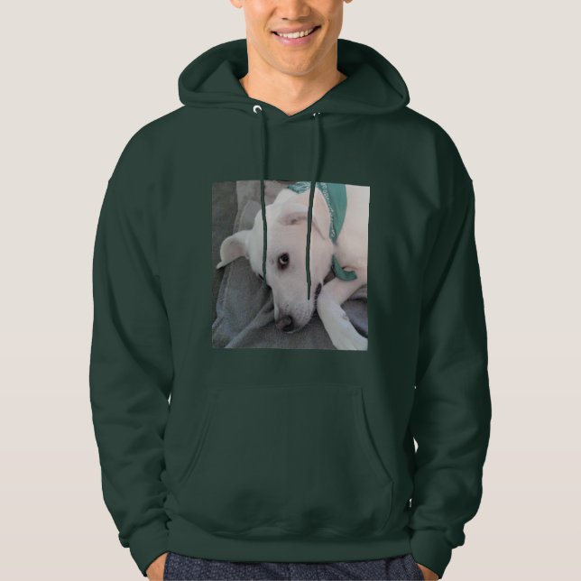Cão de Dia de São Patrício Cansado Vestindo Camisa (Frente)