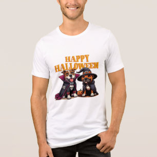 cão de festa feliz do halloween
