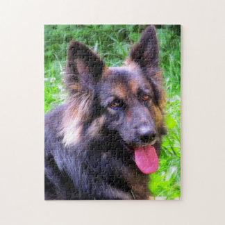 Cão de german shepherd - quebra-cabeça