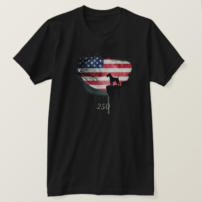 Cão de Guarda Americano - Camiseta Irish Terrier (Frente do Design)