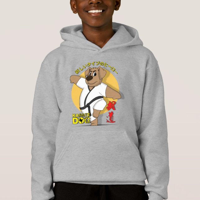 Cão de Karate | Kids Hoodie (Frente)