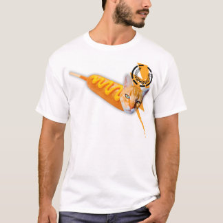 cão de milho a camisa do gato T