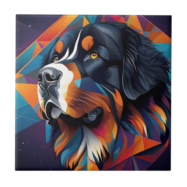 Cão-de-montanha Geométrico bernese (Frente)