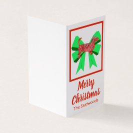 Cão de Natal e Arco Verde Pequeno