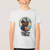 Cão de Vibrações de Verão – Camiseta de Roupa de P