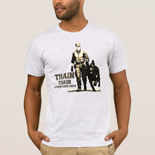 CÃO DO GERMAN SHEPHERD DE CAMISA DE TREINAMENTO DE