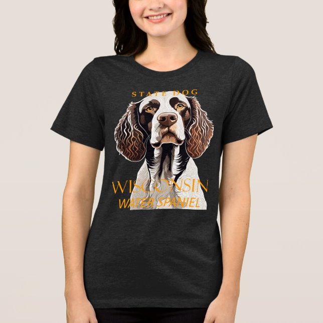 Cão do Território de Wisconsin O Spaniel de Água   (Frente)