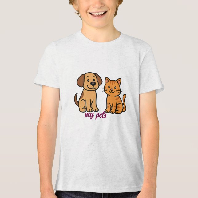 Cão e Gato de Cartoon (Frente)