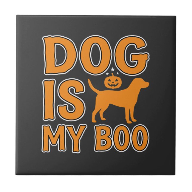 Cão é o Meu Boo Halloween Cão (Frente)