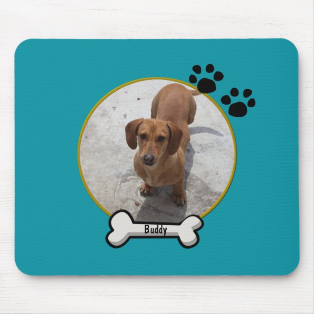 Cão feito sob encomenda Mousepad (Frente)