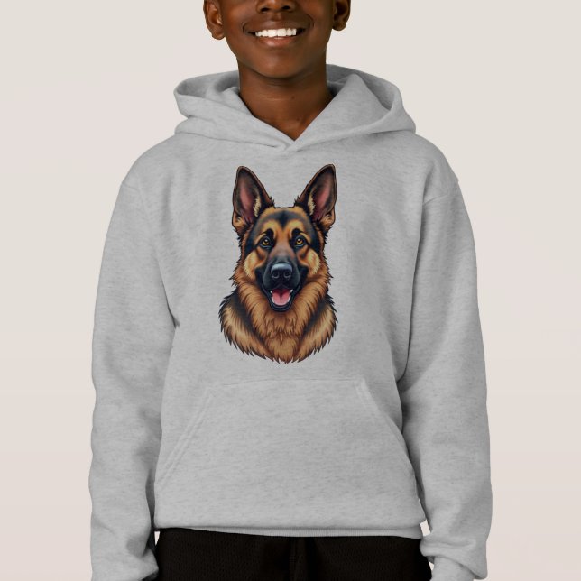 Cão german shepherd - Amor a Cão Leal e Inteligent (Frente)
