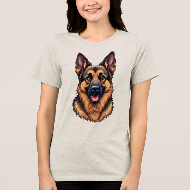 Cão german shepherd - Amor a Cão Leal e Inteligent (Frente)