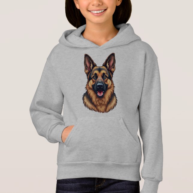 Cão german shepherd - Amor a Cão Leal e Inteligent (Frente)