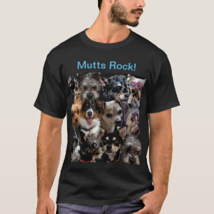 Cão lança camiseta com imagens de muitos cães
