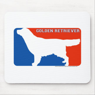 Cão Mousepad da liga principal do golden retriever