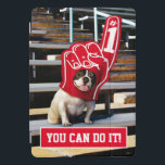 Cão Na Mão De Espuma<br><div class="desc">Você consegue! | Avanti,  a Marca Humor Global™ tem entretido o mundo com seus cartões de saudação Sentir-se bem engraçado por mais de 40 anos. Nossas personagens vivem a vida ao máximo e celebram o humor no dia a dia.</div>